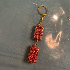 Lego resin keychain